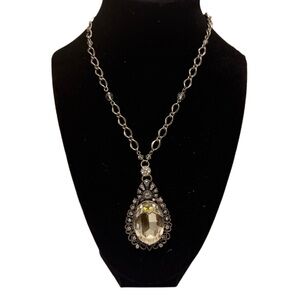 Signed Jaqueline Singh Paris Rhinestone Necklace